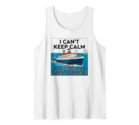 No Puedo Mantener la Calma Es mi Primer Crucero Camiseta sin Mangas
