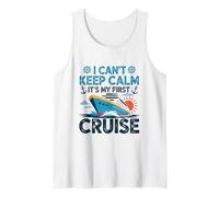 No Puedo Mantener la Calma Es mi Primer Crucero de Vela Camiseta sin Mangas