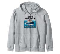No Puedo Mantener la Calma Es mi Primer Crucero Sudadera con Capucha