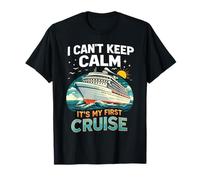 No Puedo Mantener la Calma Es mi Primer Viaje de cumpleaños en Crucero 2026 Camiseta