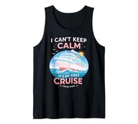 No Puedo Mantener la Calma Es mi Primer Viaje de cumpleaños en Crucero 2026 Camiseta sin Mangas