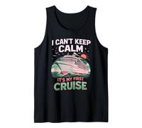 No Puedo Mantener la Calma Es mi Primer Viaje de cumpleaños en Crucero 2026 Camiseta sin Mangas