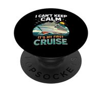 No Puedo Mantener la Calma Es mi Primer Viaje de cumpleaños en Crucero 2026 PopSockets PopGrip Adhesivo