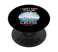 No Puedo Mantener la Calma Es mi Primer Viaje de cumpleaños en Crucero 2026 PopSockets PopGrip Adhesivo