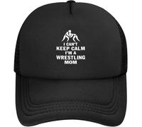 No Puedo Mantener La Calma, Soy Una Mamá Luchadora. Hombre Mujer Gorra Trucker Ajustable Gorras Hip Hop Transpirable Gorra De Béisbol para Senderismo Running Deporte