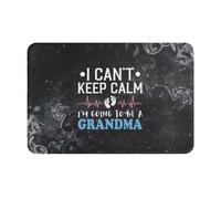No Puedo Mantener La Calma Voy A Ser Abuela Alfombra Baño Absorbente Alfombra Exterior Plegable Felpudo De Entrada para Interior Cocina Inodoro 40X60Cm