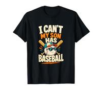 No Puedo, mi Hijo Tiene Humor de Madre de béisbol y béisbol Camiseta