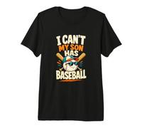 No Puedo, mi Hijo Tiene Humor de Madre de béisbol y béisbol Camiseta Premium