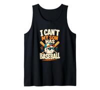 No Puedo, mi Hijo Tiene Humor de Madre de béisbol y béisbol Camiseta sin Mangas