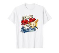 No Puedo, mi Hijo Tiene un Humor de Padres de béisbol Camiseta