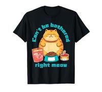 No puedo molestar, miau, divertido gato naranja, gordo, gatito Camiseta