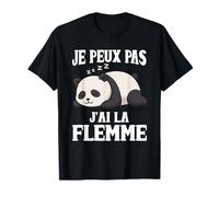 No Puedo No Soy Perezoso Panda Procrastinador Camiseta