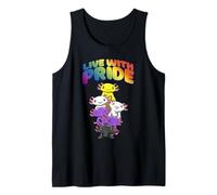 No Puedo Ocultar Mi Orgullo: Axolotl No Binario Y Enby Camiseta sin Mangas
