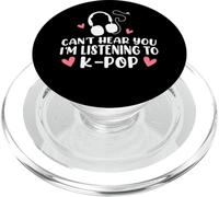 No Puedo oírte Estoy Escuchando a los Amantes de KPOP estéticos del K-Pop PopSockets PopGrip para MagSafe