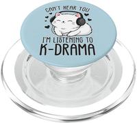 No Puedo oírte, Estoy Escuchando K-Drama, Gracioso PopSockets PopGrip para MagSafe