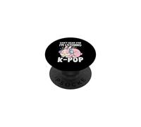 No Puedo oírte, Estoy Escuchando K-Pop Bunny Kawaii Anime PopSockets PopGrip Adhesivo