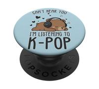 No Puedo oírte, Estoy Escuchando K-Pop, Lindo PopSockets PopGrip Adhesivo