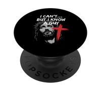 No Puedo Pero conozco a Ese Chico basado en la fe de Pascua PopSockets PopGrip Adhesivo