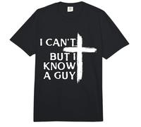 No Puedo Pero conozco a un Chico Christian Cross Comfort Colors Adult Heavyweight T-Shirt