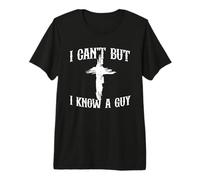 No Puedo Pero conozco a un Chico Gracioso Jesucristo Meme Religioso Camiseta Premium