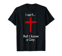 No Puedo, Pero conozco a un Chico, Jesus Cross, un Cristiano Divertido Camiseta
