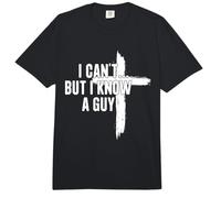 No Puedo Pero conozco a un Chico religioso Jesús Cristiano Comfort Colors Adult Heavyweight T-Shirt