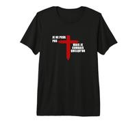 No Puedo Pero sé Que un Chico cruza a Jesús Christian Camiseta Premium