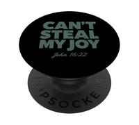 No Puedo Robar mi alegría Juan 16:22 Biblia Religiosa Cristiana Dios PopSockets PopGrip Adhesivo