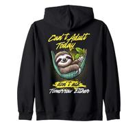 No Puedo ser Adulto Hoy no le preguntes Perezoso Sarcasmo Humor Sarcástico Sudadera con Capucha