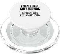 No puedo tener amigos suaves porque hablo agresivamente a un pequeño PopSockets PopGrip para MagSafe