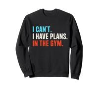 No puedo tener planes en el gimnasio Levantador de pesas Gimnasio Sudadera