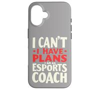 No puedo tener planes Soy un entrenador de deportes electrónicos, entrenador de juegos Carcasa para iPhone 16