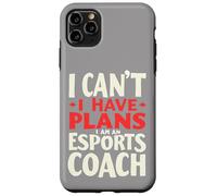 No puedo tener planes Soy un entrenador de deportes electrónicos, entrenador de juegos Carcasa para iPhone 11 Pro Max