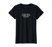 No Puedo Tener Que cuidar de mis Cabras, la Vida de mamá de Cabra Camiseta gráfica económica, Mujer, Negro, M
