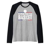 No Puedo Tengo Baloncesto Baloncesto Jugador de Baloncesto Humor Camiseta Manga Raglan