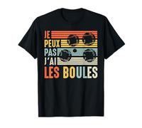 No puedo tengo bolas Boccia Bola de petanca Divertido Camiseta