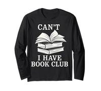 No puedo. Tengo Club de Libros Divertidos Lectura Amantes Lectores Libros Manga Larga