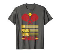 No Puedo Tengo Padel Raqueta De Pádel Padelista Divertida Camiseta, Hombre, Asfalto, 5XL