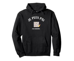 No Puedo, Tengo Sudoku Sudadera con Capucha