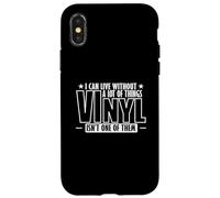 No Puedo Vivir sin Vinyl Record Carcasa para iPhone X/XS