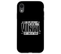 No Puedo Vivir sin Vinyl Record Carcasa para iPhone XR