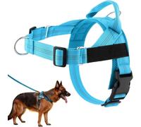 No Pull Adjustable Dog Harness Cordless Breathable (Blue, XS)