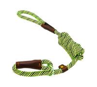 No Pull Rope, Nylon Dog Rope, Dog Training Rope, Adjustable Dog Leashes, Adjustable Length No Pull Rope for Medium Dogs Padded Handle Nylon Dog Rope for Walking and Training, 62.99in, Green, Gray