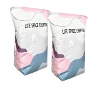 No Pump Vacuum Storage Bags, Large Capacity Vacuum Storage Bags For Clothes Bedding Travel Duvets Pillow Blanket Home Wardrobe Organisation,Space Saver (2PACK, L-100x80x40cm)