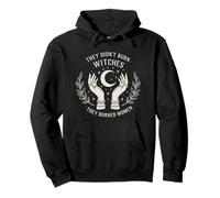 No quemaron brujas, quemaron ropa de brujas Sudadera con Capucha