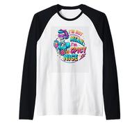 No Quiero Decir Que Sea un Bonito Esqueleto Picante Camiseta Manga Raglan
