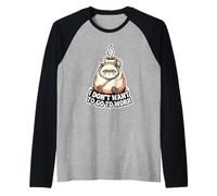 No Quiero IR a Trabajar Camiseta Manga Raglan