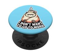 No Quiero IR a Trabajar PopSockets PopGrip Adhesivo