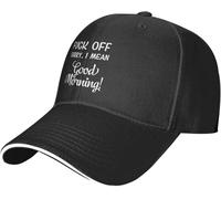 No Quiero Ser Grosero, Pero Cállate Y Vete A La Mierda. Unisex Gorras Hip Hop Ajustable Gorra De Béisbol Suave Snapback Cap para Senderismo Aire Libre Deporte