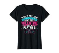 No quiero un San Valentín solo un jugador 2 Diversión para jugadores Camiseta